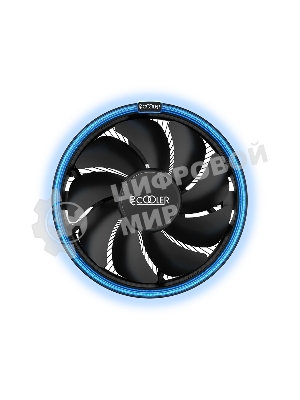 Кулер PCCooler E126MB черный 120мм алюминий 1800rpm 26.5db 4-pin 92W 70мм