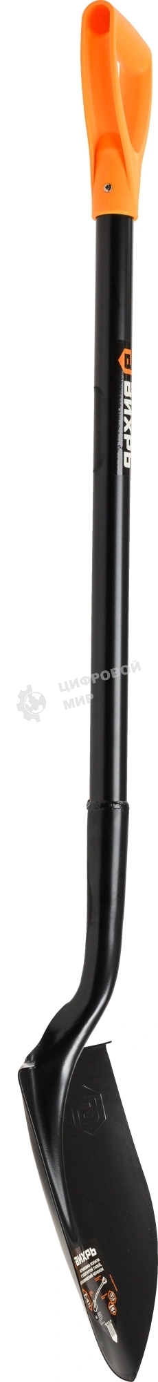 Штыковая лопата с изогнутой тулей Вихрь металлический черенок 73/7/1/7