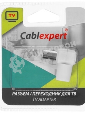 Разъем Cablexpert TVPL-10, TV (мама) 90 градусов, блистер