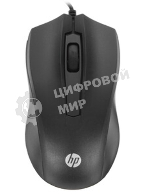 Мышь HP Wired Mouse 100 EURO cons