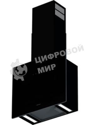 Вытяжка кухонная вертикальная Krona AURA 600 FRAME BLACK S черный с прозрачным кантом