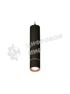 Светильник Ambrella Light XP7402085 SBK/PPG черный песок/золото розовое полированное MR16 GU5.3