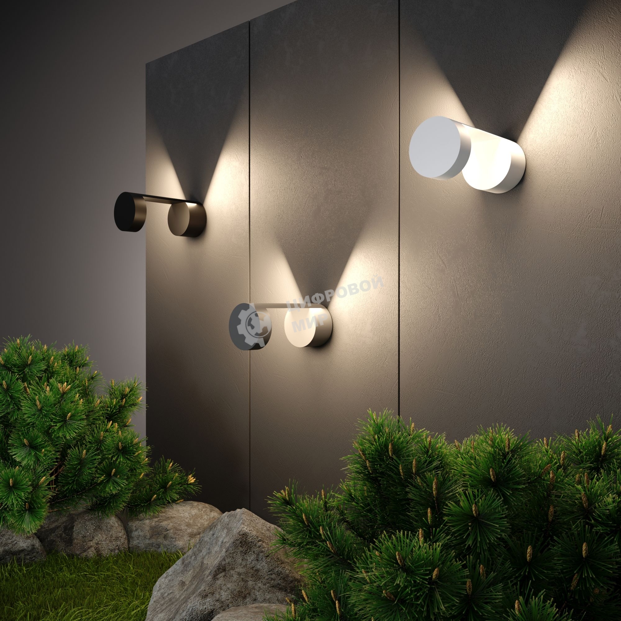 1540 TECHNO LED / Светильник садово-парковый со светодиодами Nimbus белый