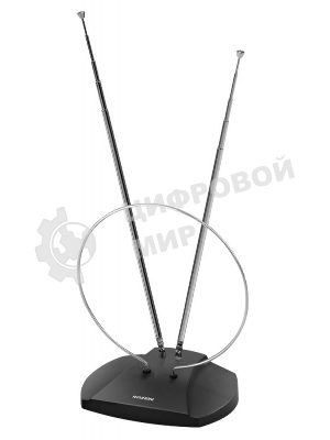 Антенна телевизионная Hyundai H-TAI120 3дБ пассивная черный