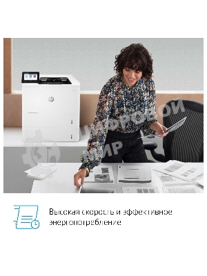 Принтер лазерный HP LaserJet Enterprise M611dn (7PS84A), A4, ч/б, печ. до 61 стр/мин., 1200 x 1200 dpi, USB, RJ-45