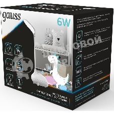 Светильник Gauss Qplus GTL701 (GT7011) настольный LED белый 6Вт