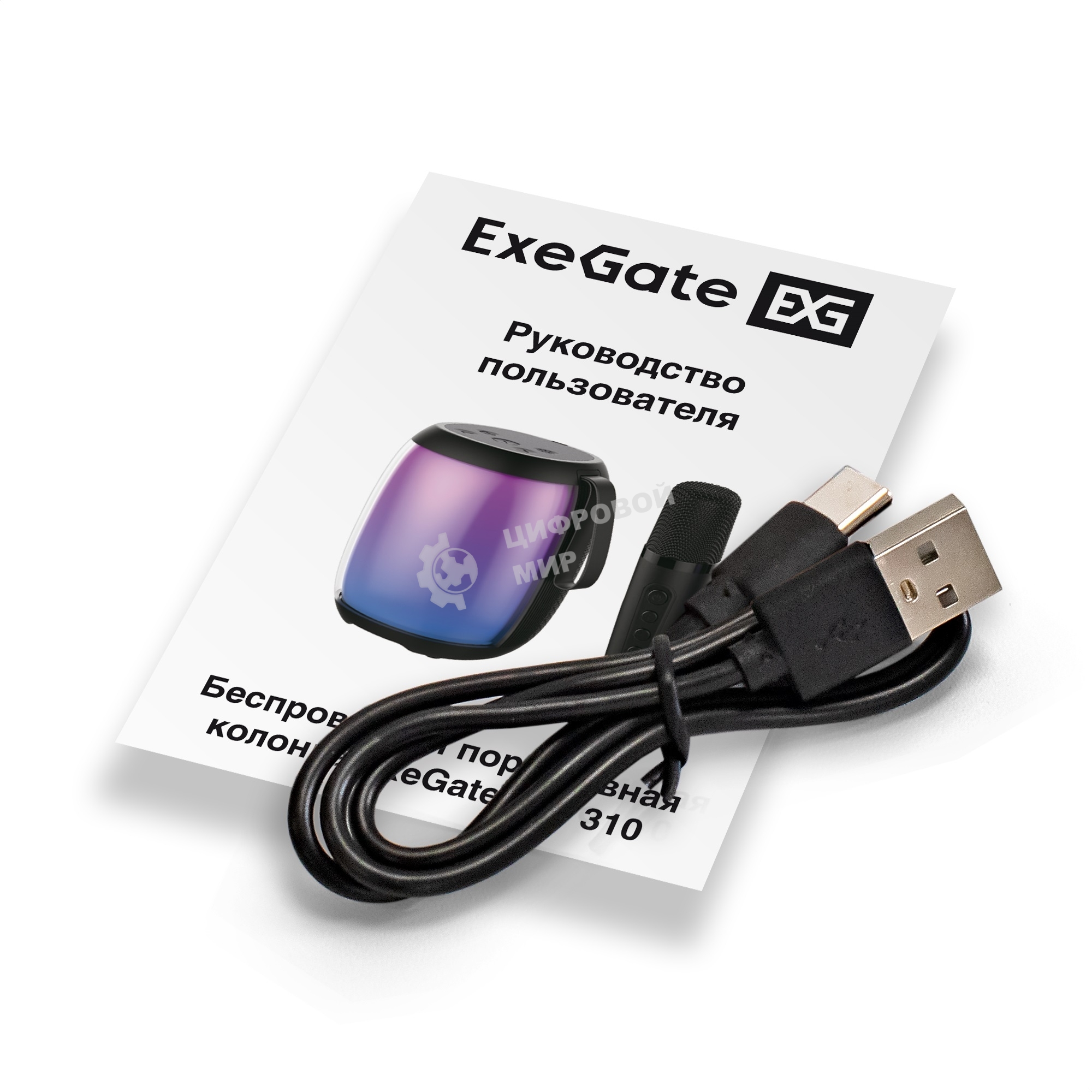 Караоке-система ExeGate Bro 310 Bluetooth черный