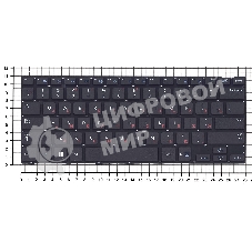 Клавиатура для ноутбука Samsung NP915S3, черная