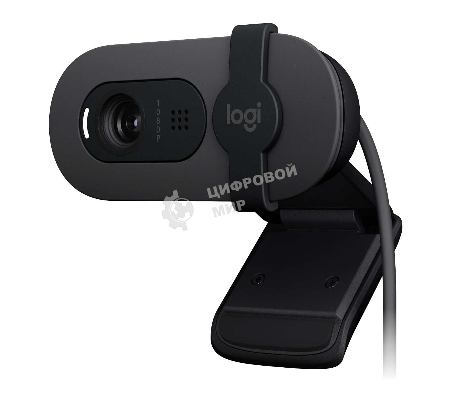 Веб-камера Logitech Brio 105 1920x1080, 30 кадр/с, USB Type-A, микрофон (шумоподавление), шторка приватности, автоосвещение, универсальное крепление