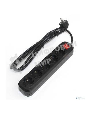 Сетевой фильтр 5bites SP5B-350 5S/3*1.5MM2/16A/ABS/5M/черный