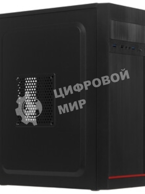 Компьютерный корпус Miditower ExeGate EX290190RUS AA-442U2-AA500 (ATX, AA500 8 см, 1хUSB+2хUSB 3.0, аудио, черный)