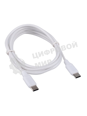Кабель USB2.0 Cablexpert CC-USB2-AMCM-66W-1.8M-W, AM/Type-C, 6A, 66Вт, QC3.0, 1.8м, медь, белый, пакет