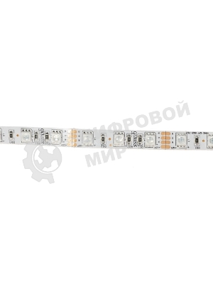 Лента светодиодная Gauss 312000414 LED 5050/60-SMD 14.4W 12V DC RGB блистер 5м