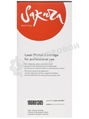 Картридж лазерный Sakura 106R01305 для Xerox WorkCentre 5225/5230,черный, 30000 к.