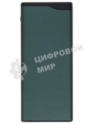 Портативный аккумулятор OLMIO QS-30, 30000mAh, 22.5W, QuickCharge3.0/PowerDelivery, LCD, темно-зеленый