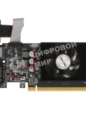 Видеокарта AFOX GT610 1Gb LP DDR3 64BIT DVI HDMI VGA SINGLE FAN RTL