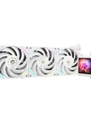 Система жидкостного охлаждения Thermalright Elite Vision 360 (360mm, LED, White, ARGB/Fans: 3x120mm, 69CFM, 27dBA, 2150RPM/Pump height 63mm, Rad thickness 27mm/S: 1700, 1200, 1851, 115X, 2011, 2066, AM5, AM4)