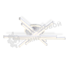Потолочный светодиодный светильник Ambrella light FL6271 WH белый 98W 3000K-6400K 700*615*135 (ПДУ ИК)
