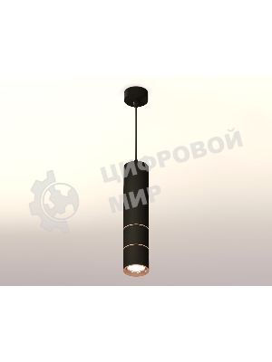 Светильник Ambrella Light XP7402085 SBK/PPG черный песок/золото розовое полированное MR16 GU5.3