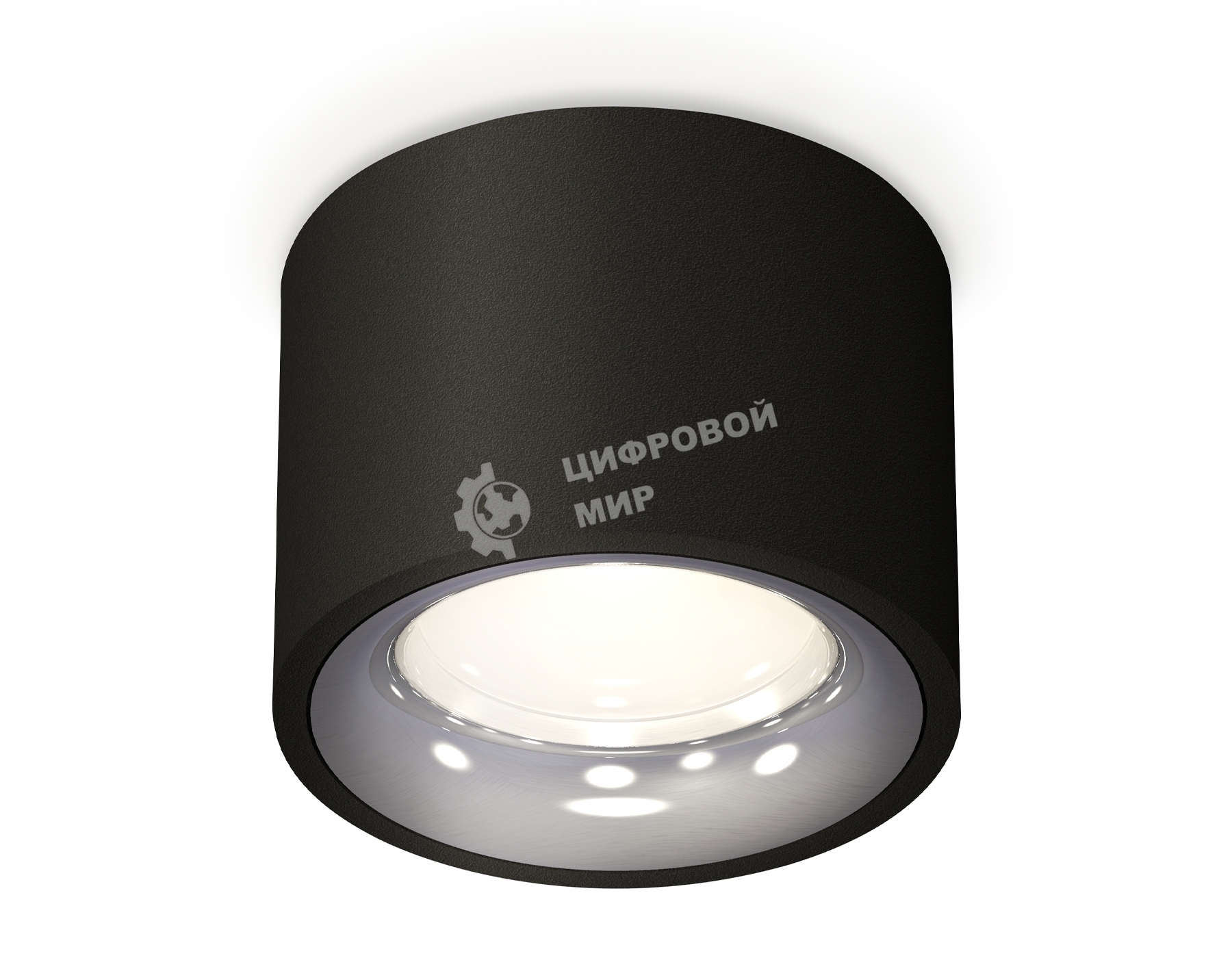 Светильник Ambrella Light XS7511022 SBK/PSL черный песок/серебро полированное MR16 GU5.3 (C7511, N7012)