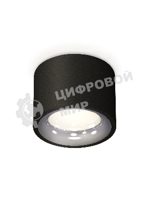 Светильник Ambrella Light XS7511022 SBK/PSL черный песок/серебро полированное MR16 GU5.3 (C7511, N7012)