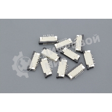 Разъем FPC Half Coverage Top Contact 1.0K-BS-8PWB 8 pin высота 2мм шаг 1мм 10 шт
