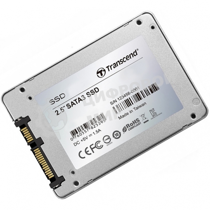 Накопитель SSD Transcend 230S, 512Gb, SATA III, 2.5