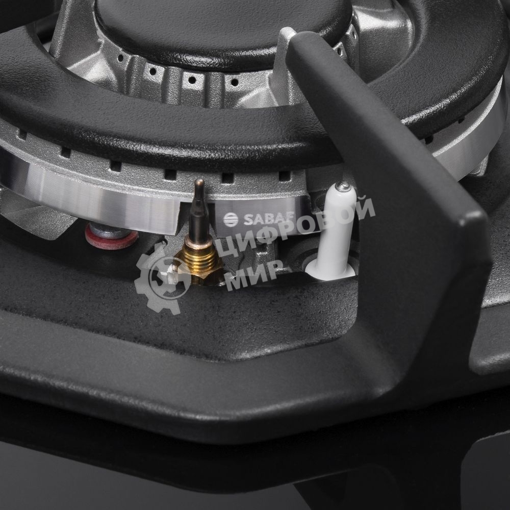 Газовая варочная панель Maunfeld EGHG.64.23CB/G, 4 конфорки, закаленное стекло, черный