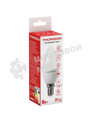 Лампа светодиодная Hiper THOMSON LED CANDLE 8W 670Lm E14 4000K TH-B2016