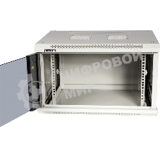 Шкаф настенный серии Pro, 22U 600x600, стеклянная дверь