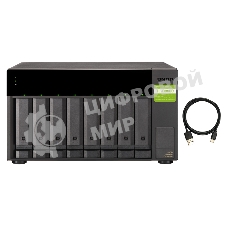 Полка расширения сетевого хранилища без дисков SMB QNAP TL-D800C USB 3.2 Gen 2 Type-C JBOD storage enclosure, 8-tray 3,5