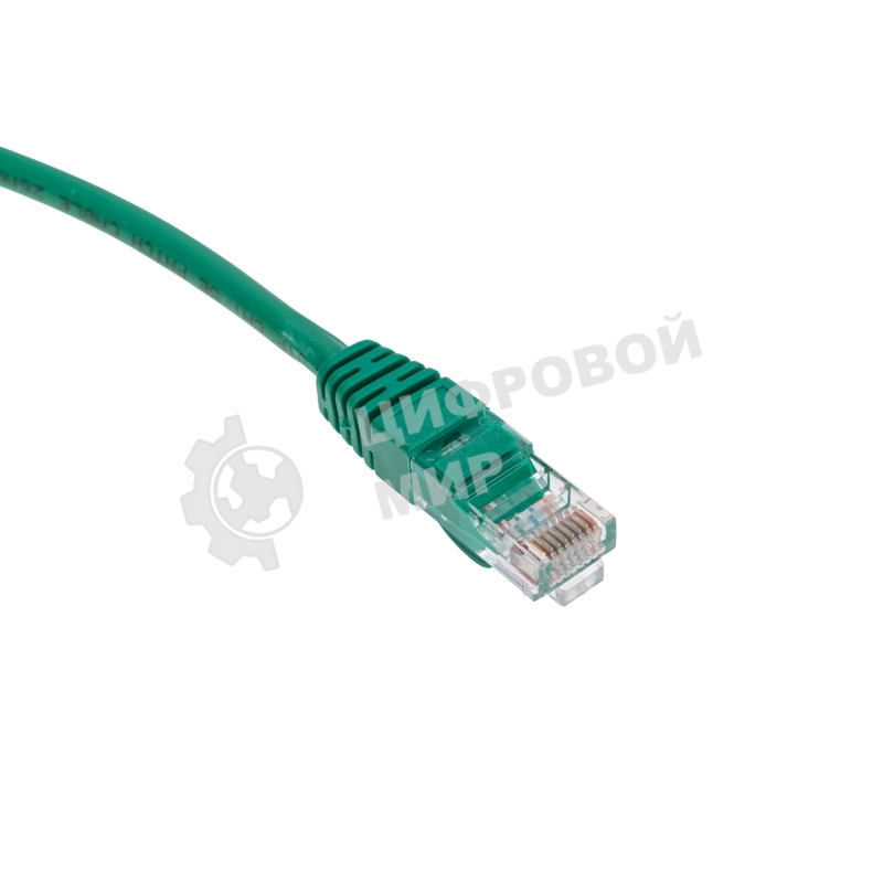 Патч-корд U/UTP Rexant cat.5e, RJ45-RJ45, 26AWG, ZH нг(А)-HF, зеленый, 0,3 м