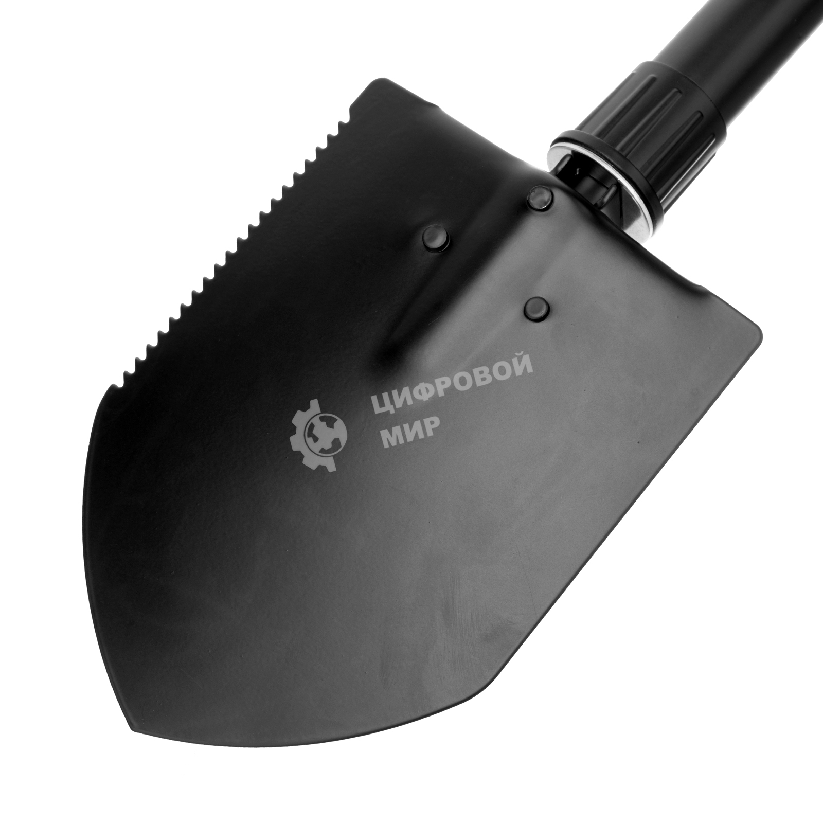 Лопата походная Palisad 150х200х253-620 мм, цельнометаллическая, складная в чехле