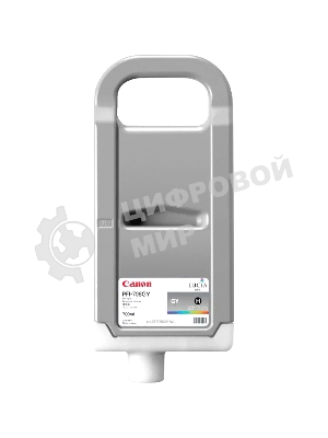 Картридж струйный Canon PFI-706 GY серый (700 мл) для Canon iPF8300S/8400/9400S/9400