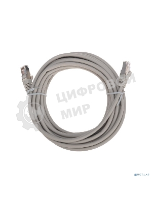 Патч-корд F/UTP Rexant cat.5e, RJ45-RJ45, 26AWG, ZH нг(А)-HF, серый, 5 м
