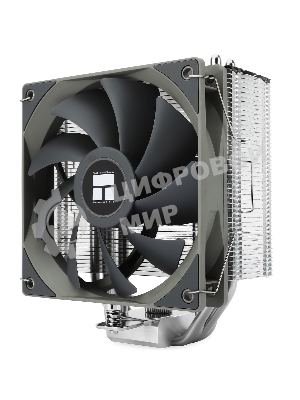 Кулер для процессора Thermalright Assassin Spirit 120 V2 серебристый/черный/серый (4-pin PWM, 154мм, Al/Cu, 4x6мм, 1x120мм, 66.17CFM, 25.6dBA, 1500RPM, S: 1851/1700/1200/115X, AM5/AM4)