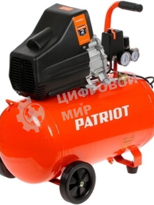 Компрессор Patriot EURO 50/2601.8кВт 220В 260л/мин 50л выход быстросъем елочка 8мм
