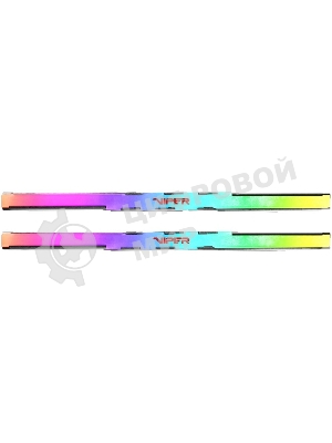 Оперативная память Patriot Viper Venom, DDR5, 32Gb (2x16Gb), 6000MHz, CL30, DIMM, с радиаторами, RGb, черный