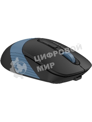 Мышь беспроводная A4Tech Fstyler FB10CS черный/синий, 2000 dpi, радиоканал, Bluetooth, USB, кнопки - 4