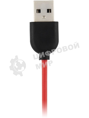 Наушники с микрофоном Oklick/Оклик HS-L900 черный 1.8м накладные оголовье