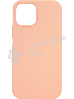 Чехол (клип-кейс) DEPPA Liquid Silicone, для Apple iPhone 12/12 Pro, розовый 87712