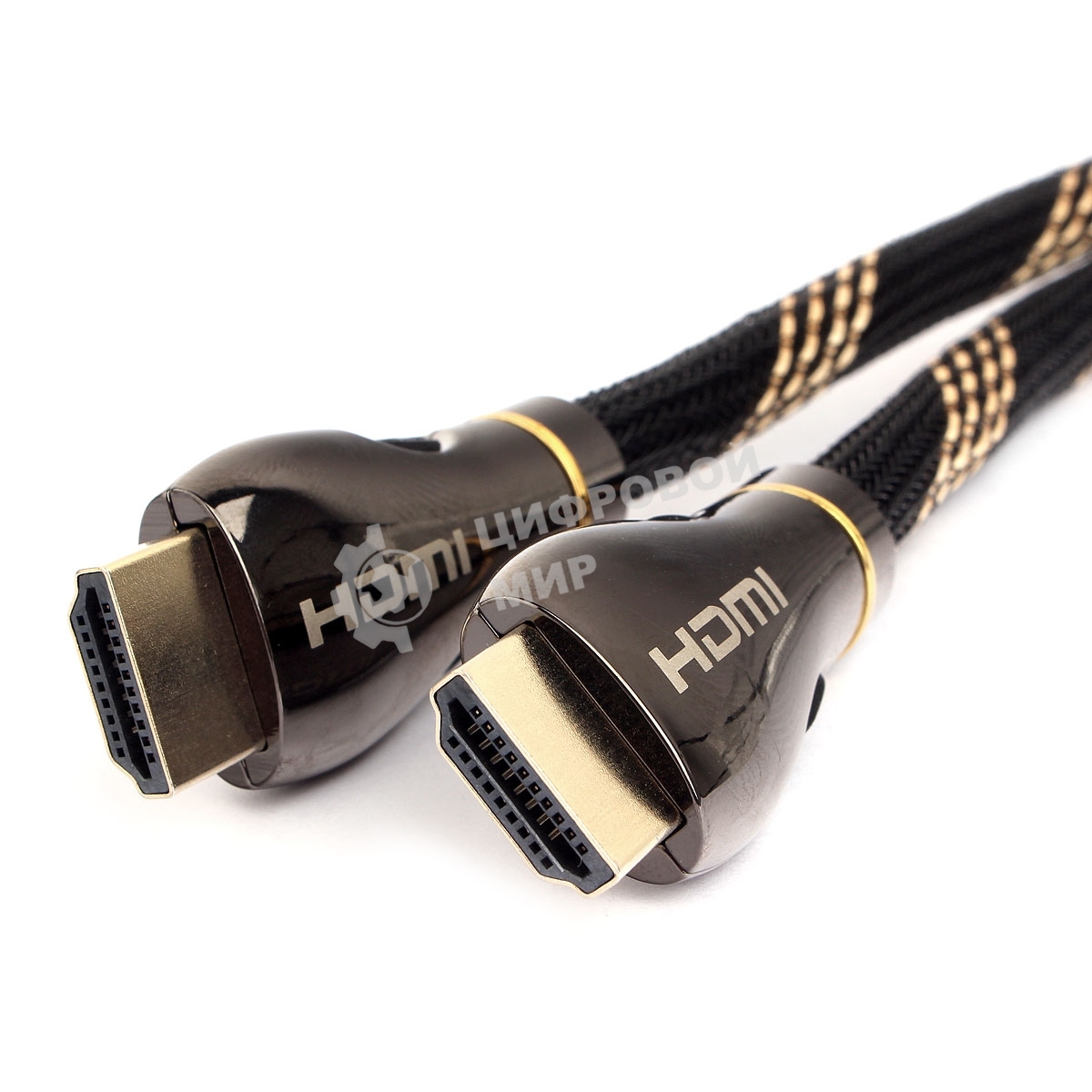 Кабель Cablexpert HDMI CCP-HDMI8К-1.5M, 19M/19M, v2.1, 8К, медь, позол.разъемы, экран, оплетка, 1.5м, черный, пакет