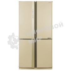 Холодильник Sharp SJ-EX98FBE бежевый трехкамерный 394/211 л морозилка снизу, No Frost, Side by Side