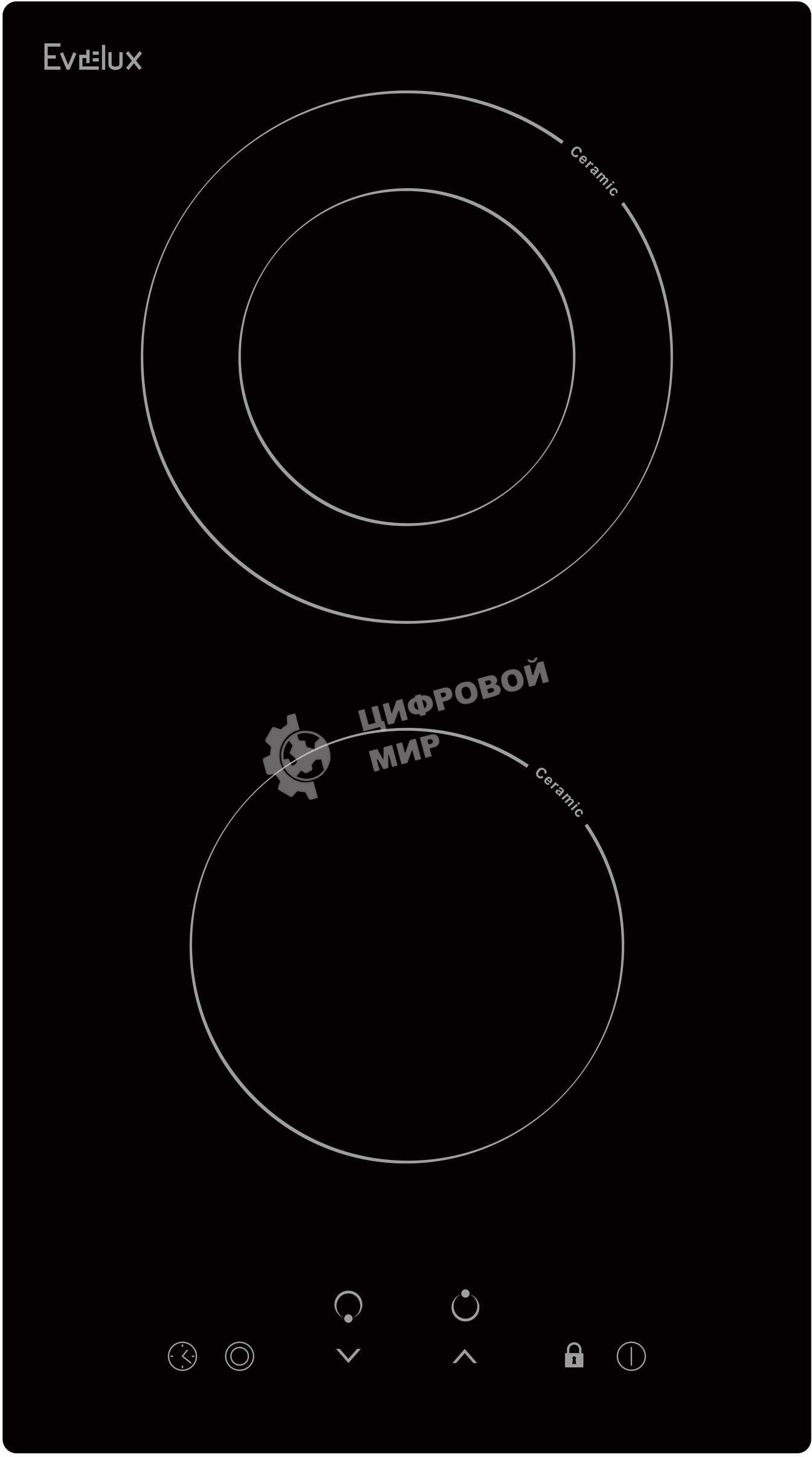 Электрическая варочная панель Evelux HEV 321 B