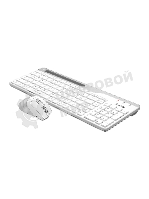 Комплект клавиатура+мышь A4Tech FStyler FB2535C беспроводной, USB + Bluetooth, 2000 DPI, белый