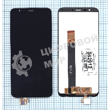 Дисплей для Meizu M8c черный