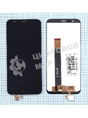 Дисплей для Meizu M8c черный