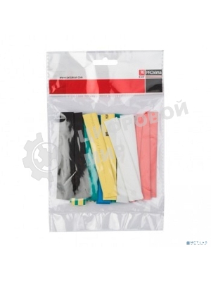 Термоусаживаемая трубка EKF tut-n-2 ТУТ 2/1 набор:7 цветов по 3шт. 100мм. EKF PROxima