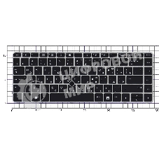 Клавиатура для ноутбука HP ZBook 14u G4 черная