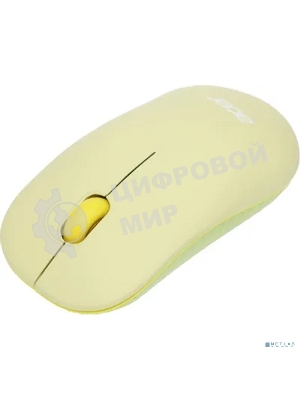 Мышь беспроводная Acer OMR205 зеленый/желтый, 1200 dpi, радиоканал, USB, кнопки - 3